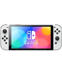 Nintendo Switch White Oled Console with Super Mario Bros. Wonder, Surge Accessory Gaming Kit, MightySkins Console and Controller Skin Voucher