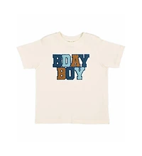Sweet Wink Big Boys Birthday Patch Short Sleeve T-Shirt