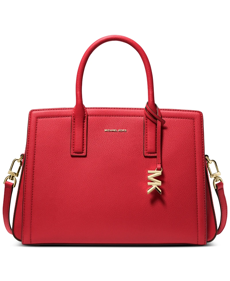 Michael Michael Kors Laila Medium Leather Crossbody Satchel