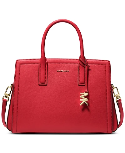 Michael Michael Kors Laila Medium Leather Crossbody Satchel
