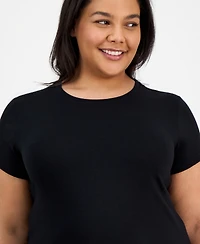 Aveto Plus Basic Crewneck Short-Sleeve T-Shirt