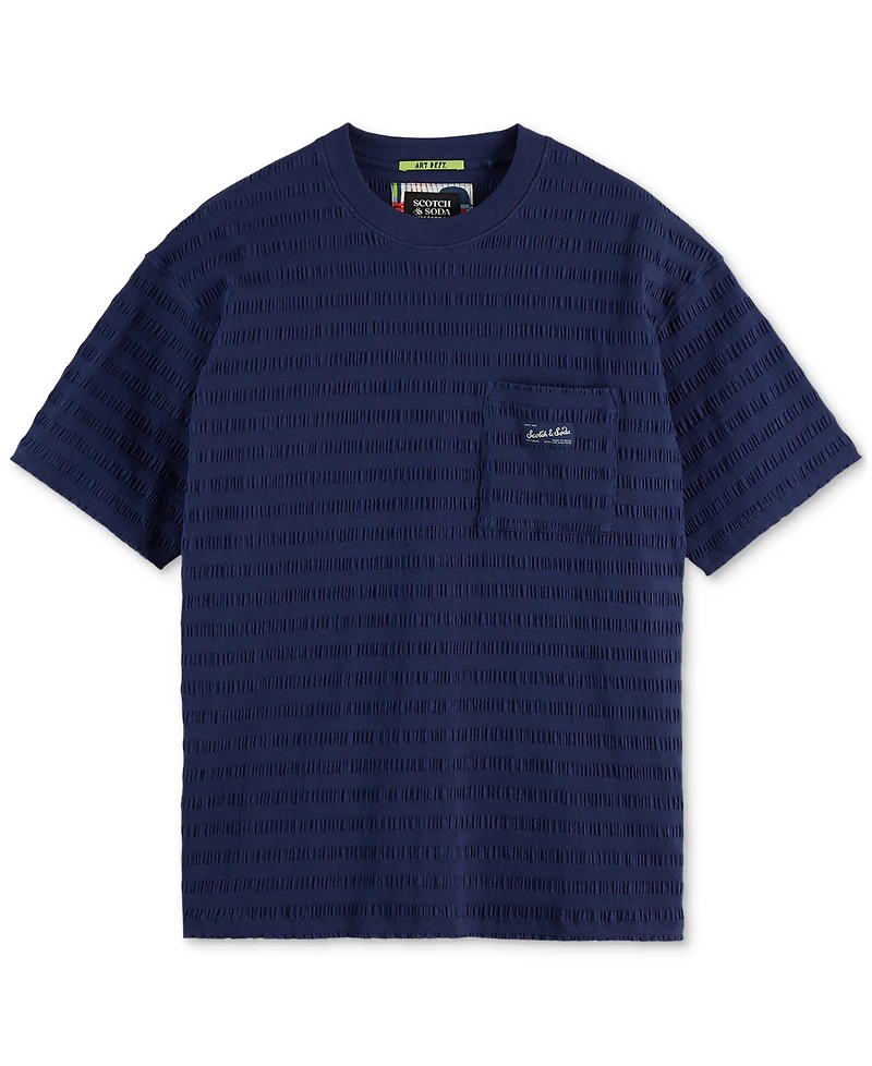 Scotch & Soda Men's Relaxed-Fit Stripe T-Shirt