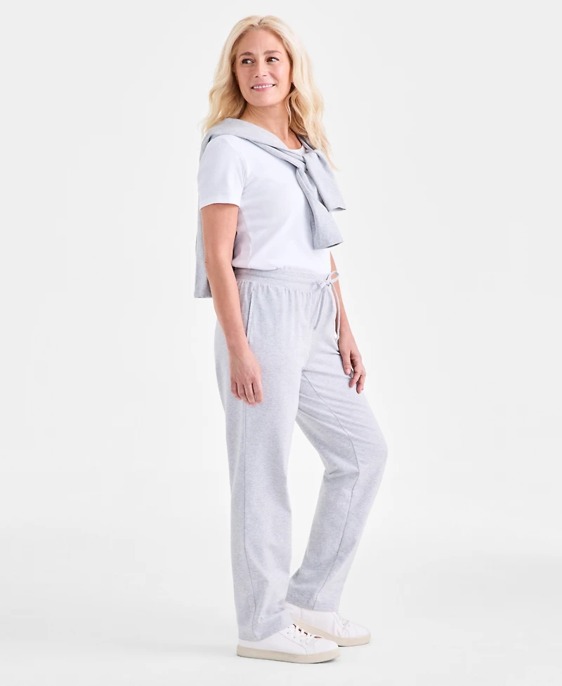 Style & Co Women's Mid-Rise Drawstring-Waist Sweatpants, Created for Macy's