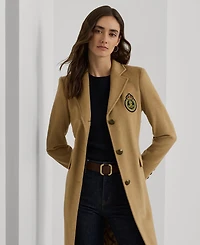 Lauren Ralph Women's Single-Breasted Peacoat