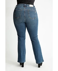 Slink Jeans Plus Denim high rise bootcut 32" inseam