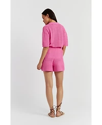 Chinti & Parker Women's Cotton Crochet Shirt