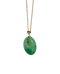 Oro — Jade Stone Pendant Necklace