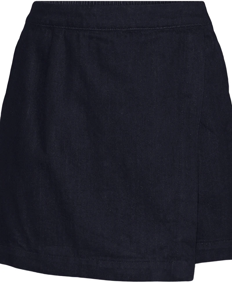 Lands' End Women's Lightweight Denim Above the Knee Skort