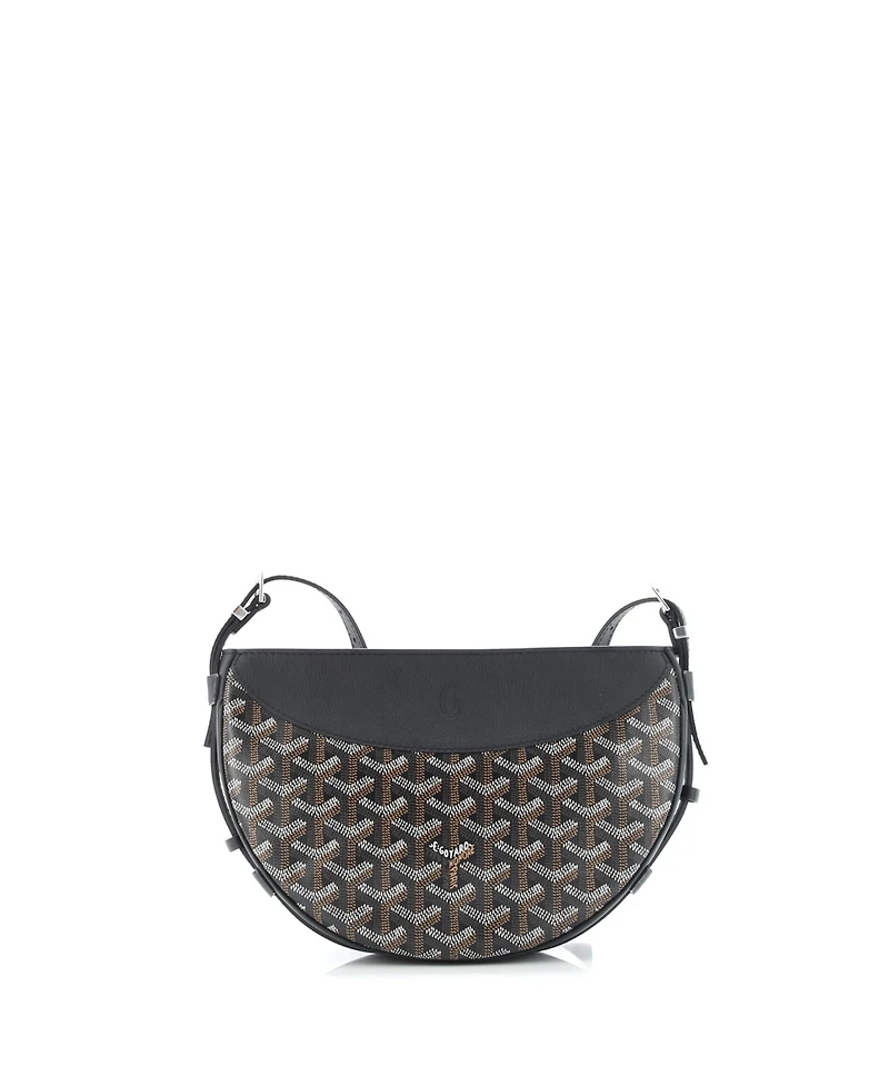 Pre-Owned Goyard Hirondelle Shoulder Bag Coated Canvas and Leather