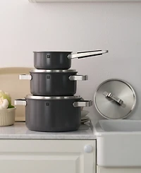 Zwilling Pure Stainless Steel 6-Piece Pot Set