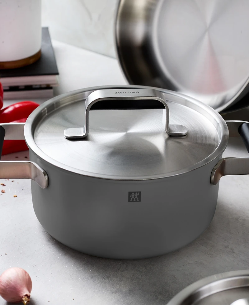 Zwilling Pure Stainless Steel 8-Piece Cookware Set
