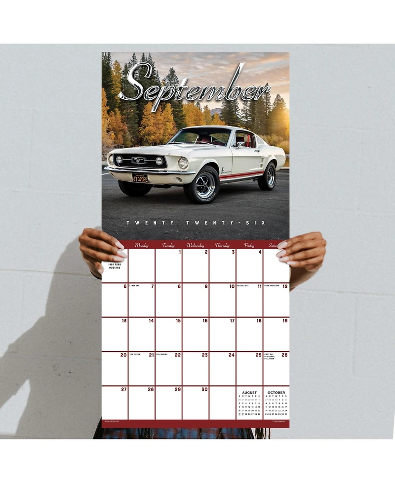 2026 Classic Cars Wall Calendar
