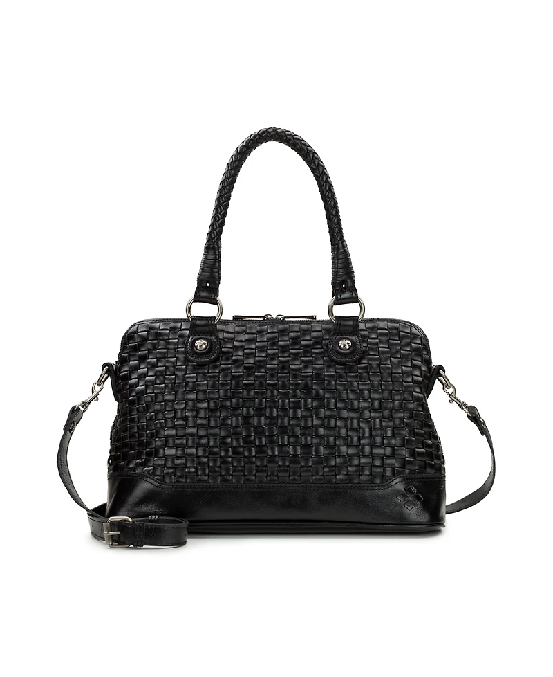 Patricia Nash Woven Augusta Medium Satchel Bag