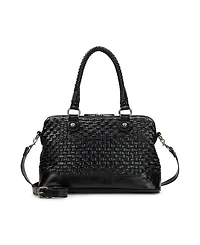 Patricia Nash Woven Augusta Medium Satchel Bag