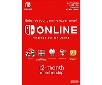 Nintendo Switch White Oled Console with New Super Mario Bros. U Deluxe, Nso 12 Month Family Membership
