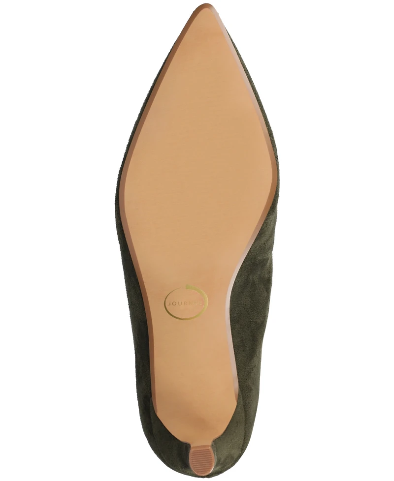 Journee Collection Women's Sonnet Pointed Toe Slouchy Dress Boots