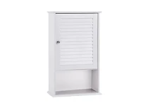 Bathroom Wall Mount Storage Cabinet Single Door with Height Adjustable Shelf