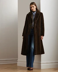 Lauren Ralph Lauren Women's Faux-Fur Single-Breasted Coat