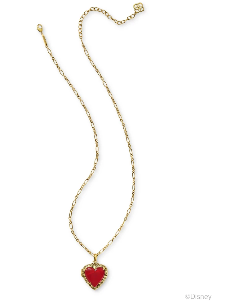 Kendra Scott Gold-Tone Disney Snow White Locket Pendant Necklace, 18" + 3" extender