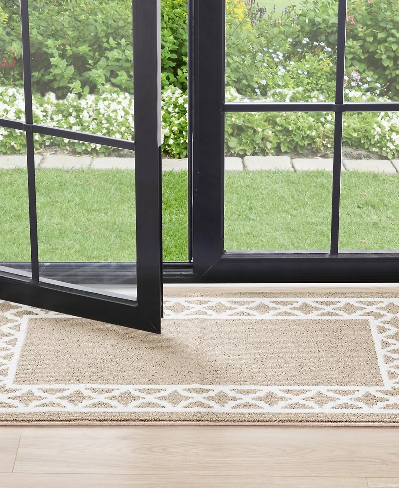 Nautica Collin Trellis Border Tufted 2-Pc. Runner Rug Set
