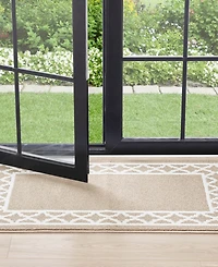 Nautica Collin Trellis Border Tufted 2-Pc. Runner Rug Set
