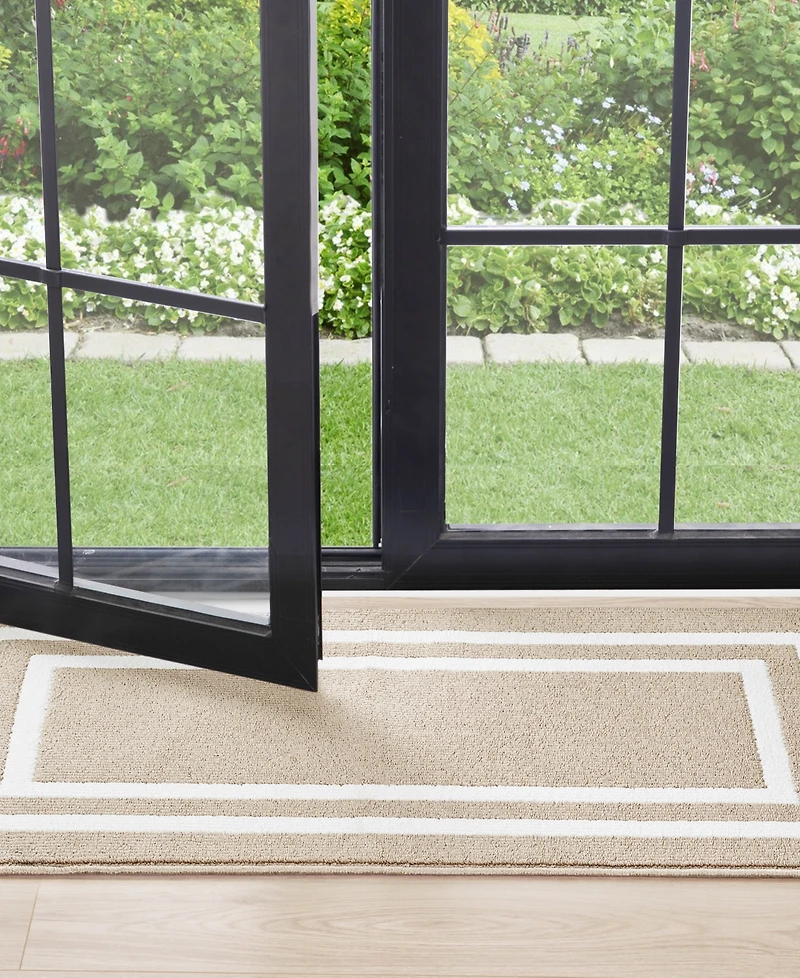 Nautica Double Line Border Tufted 2-Pc. Runner Rug Set