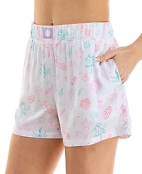 Roudelain Women's Pullover Boxer Short with Patch