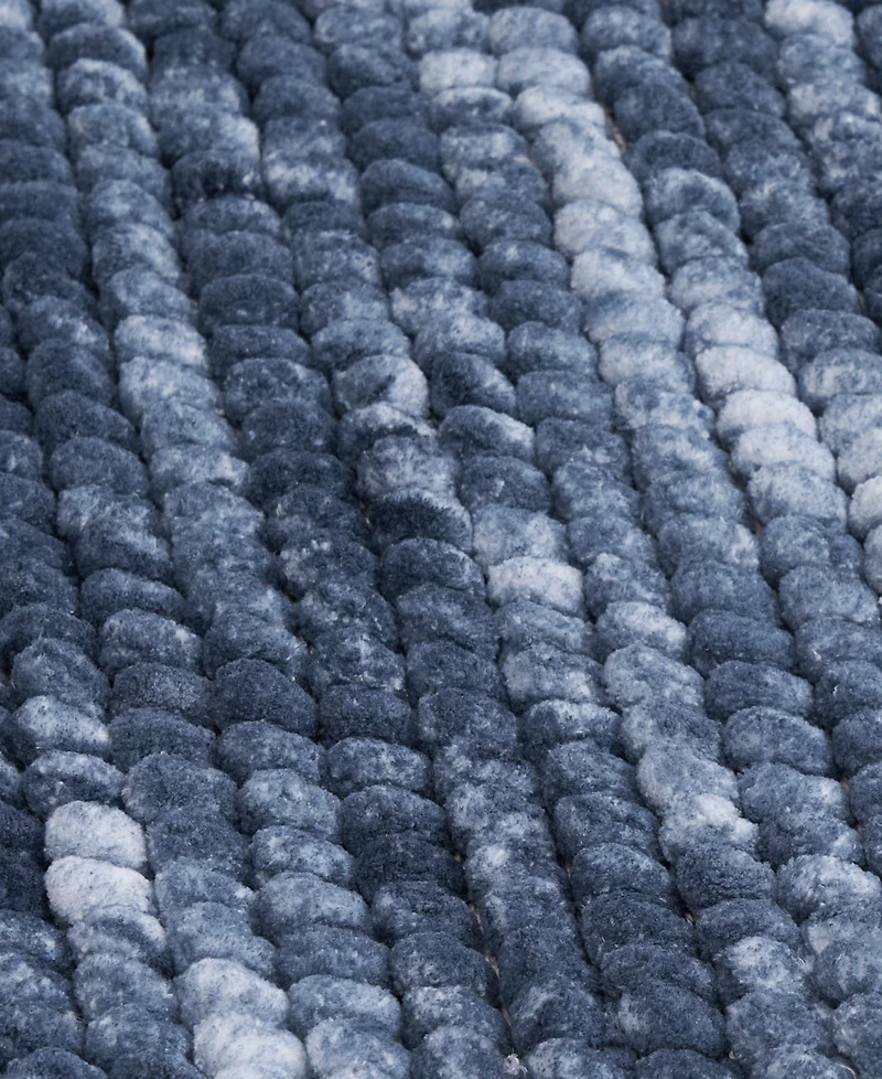 French Connection Space Dye Chunky Chenille Bath Rug