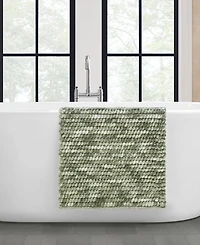 French Connection Space Dye Chunky Chenille Bath Rug, 20" x 32"