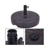 20 Inch Round 23L Water Filled Umbrella Base