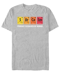 Fifth Sun Men's Elements of Humor Short Sleeve Crew T-shirt