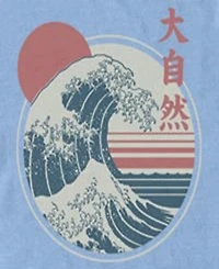 Fifth Sun Men's Great Wave Short Sleeve T-Shirt