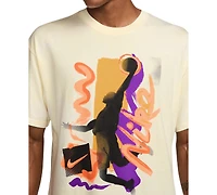 Nike Men's Max90 Relaxed Fit Short Sleeve Basketball Graphic T-Shirt