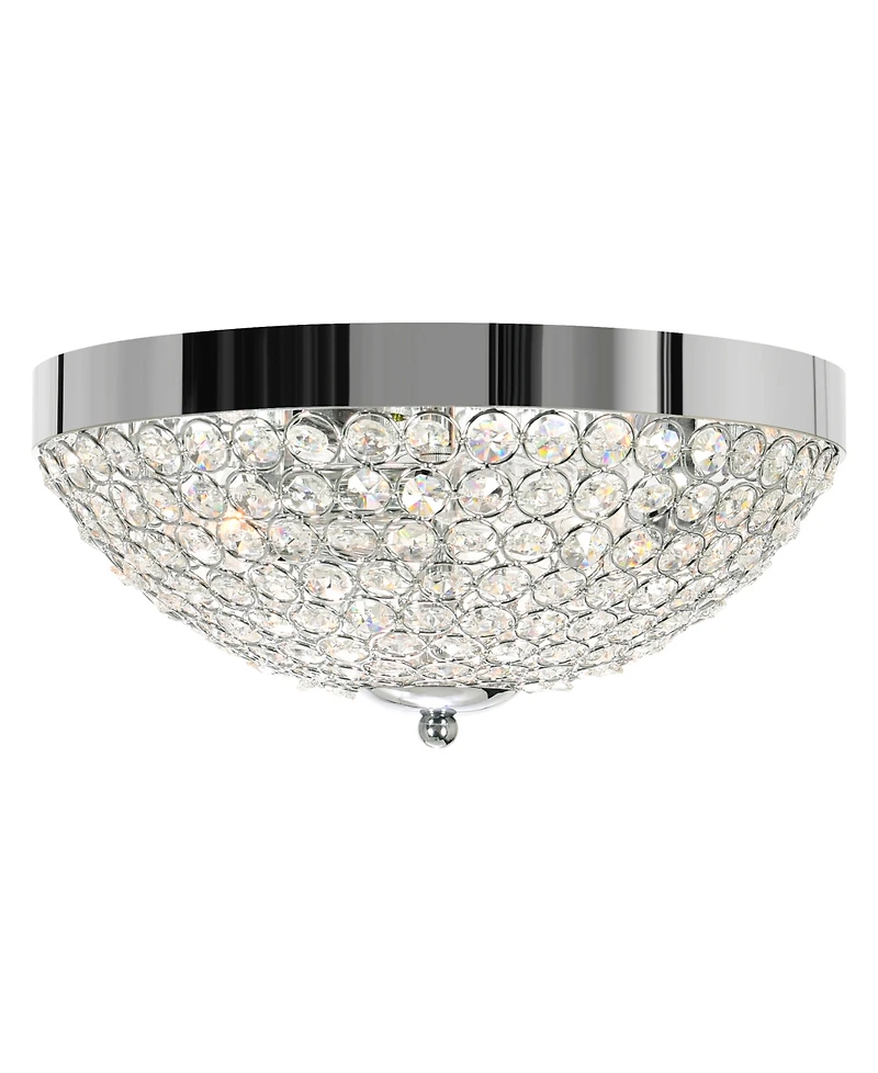 Cwi Lighting 6" Metal Globe 3 Light Bowl Flush Mount