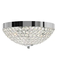 Cwi Lighting 6" Metal Globe 3 Light Bowl Flush Mount