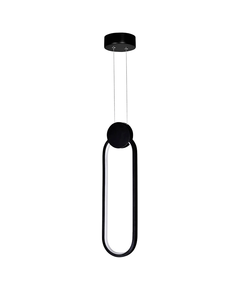 Cwi Lighting 17" Metal Pulley 4 in Led Mini Pendant
