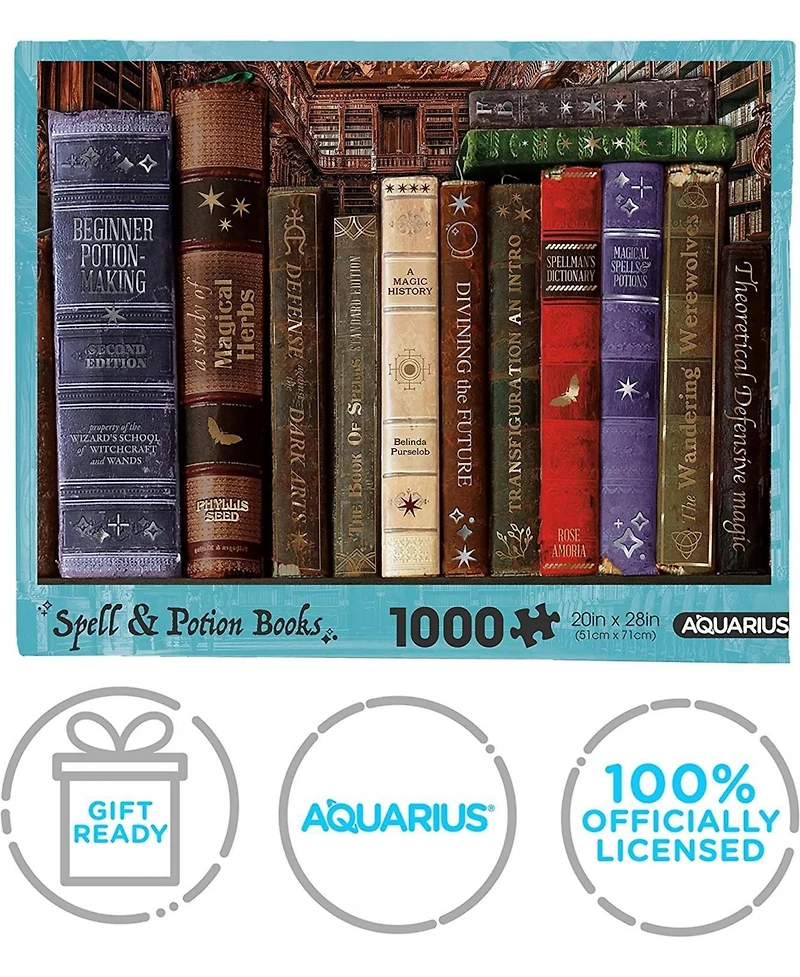 Spell and Potion Books 1000 Piece Jigsaw Puzzle