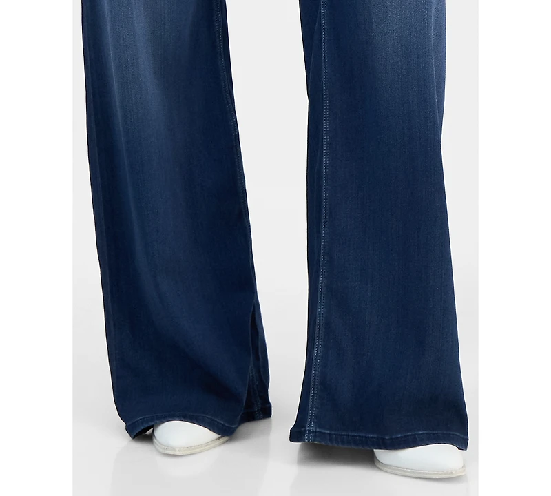 Guess Women's Bellflower Wide-Leg Jeans