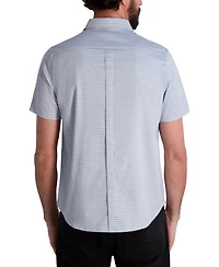Karl Lagerfeld Paris Men's Woven Houndstooth Shirt