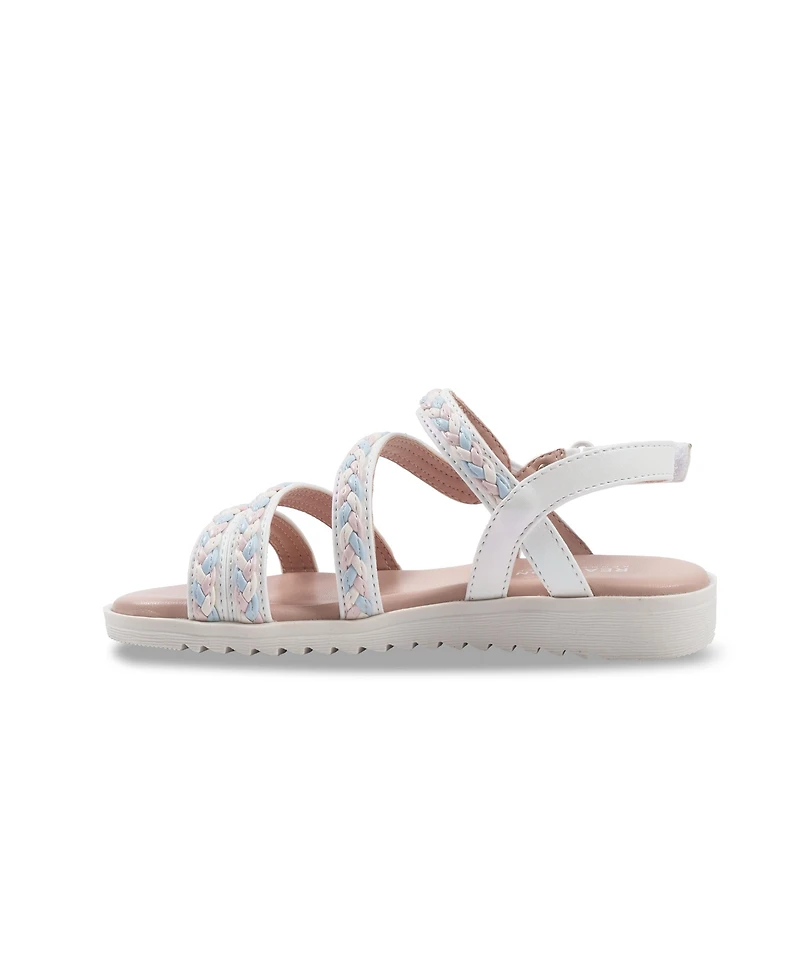 Kenneth Cole Reaction Little and Big Girls Lotus Rina Gladiator Sandals