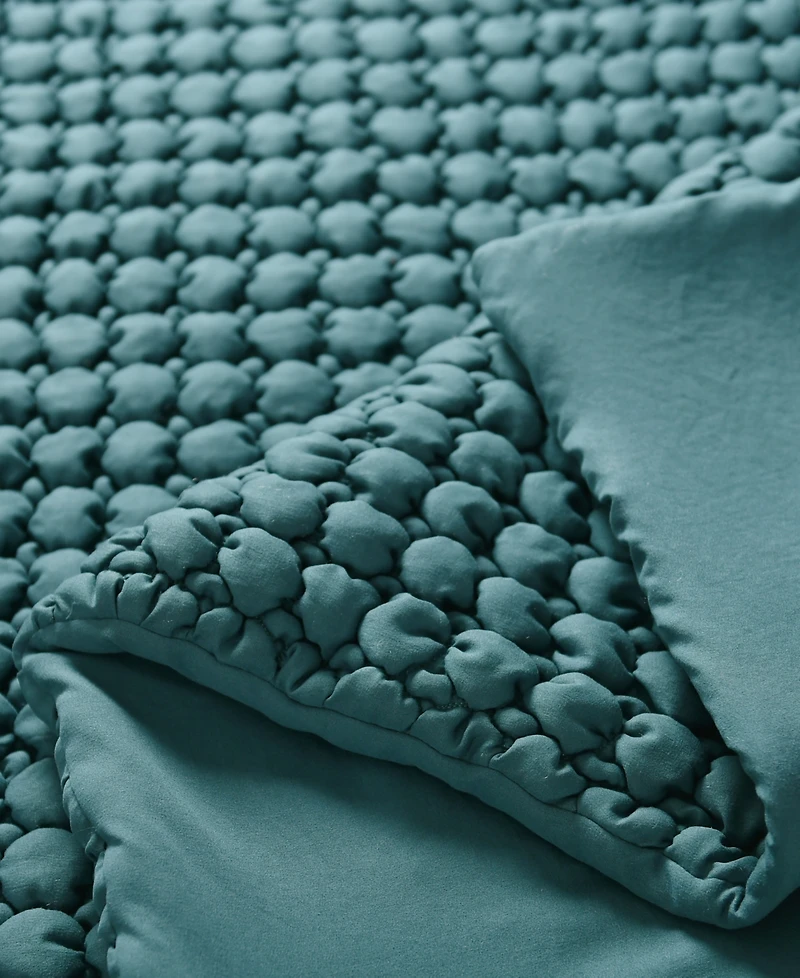 J by Queen Bold Cloud Puff 3-Pc. Quilt Set, Full/Queen