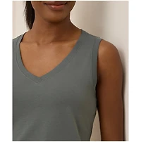 Pact Women's Organic Cotton Softspun V-Neck Tank