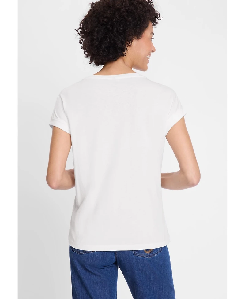 Olsen Women's Lace Front T-Shirt