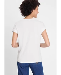 Olsen Women's Lace Front T-Shirt