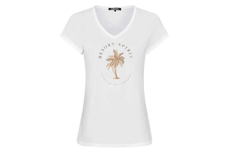 Olsen Women's Placement Print T-Shirt