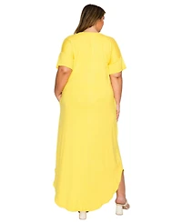 L I V D Plus Scarlett Maxi Pocket Dress