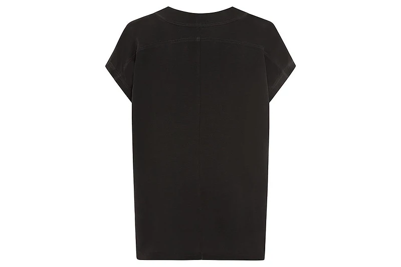 Olsen Women's Solid V-Neck Short Sleeve Blouse