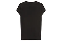Olsen Women's Solid V-Neck Short Sleeve Blouse
