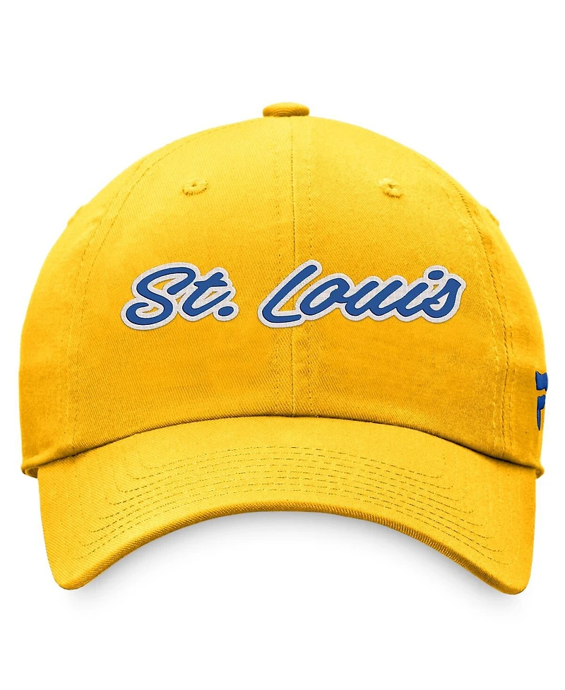 Fanatics Women's Gold St. Louis Blues Breakaway Adjustable Hat