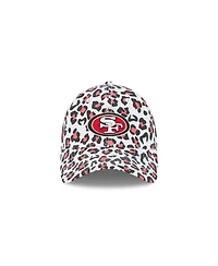 New Era Women's White San Francisco 49ers Active Leopard 9TWENTY Adjustable Hat